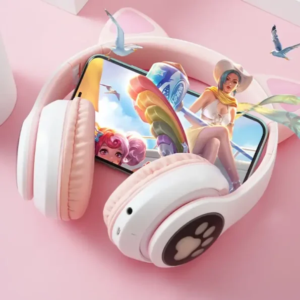 Промо оферти на топ продукти - Безжична слушалка с котешки ушички