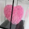 Сърце от рози в кутия 25см